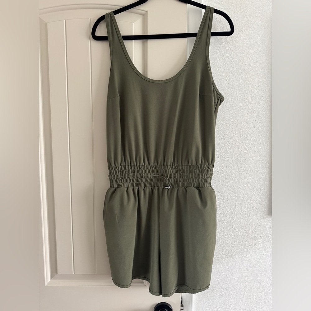 Abercrombie & Fitch Khaki Green Romper